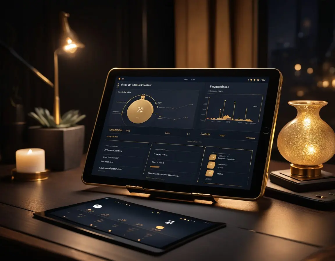 Tablet z panelem marketplace